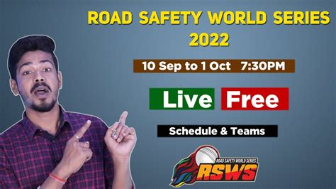 road safety world series 2022 live telecast in india|rsws 2022 live score.